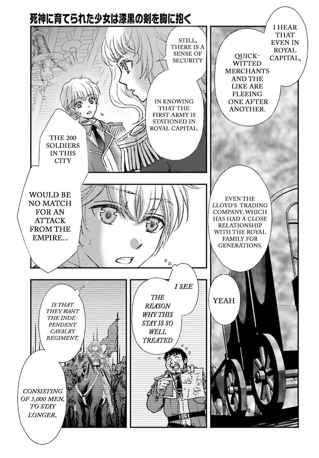 Shinigami ni Sodaterareta Shoujo wa Shikkoku no Tsurugi wo Mune ni Idaku Chapter 25 9